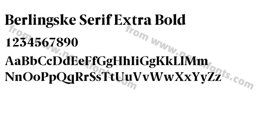 Berlingske Serif Extra BoldPreview