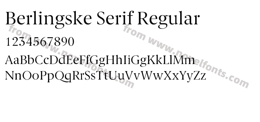 Berlingske Serif RegularPreview
