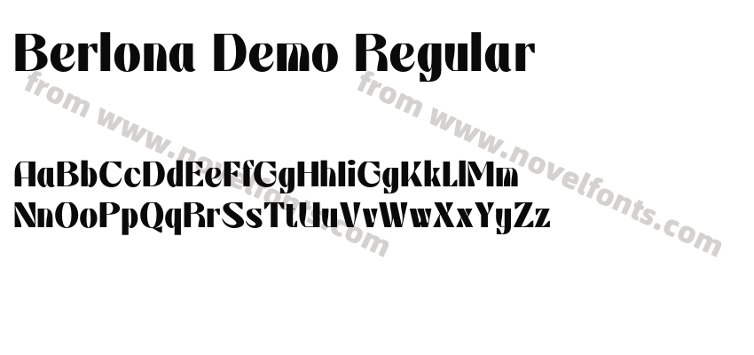 Berlona Demo RegularPreview