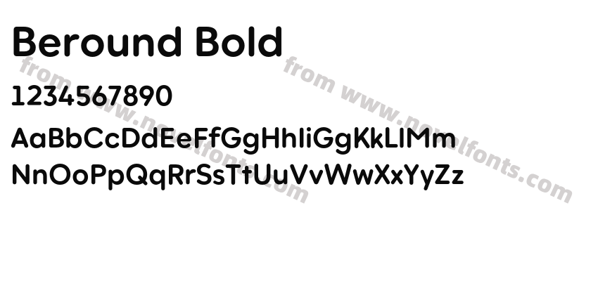 Beround BoldPreview