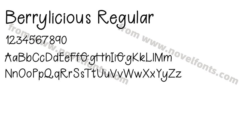 Berrylicious RegularPreview
