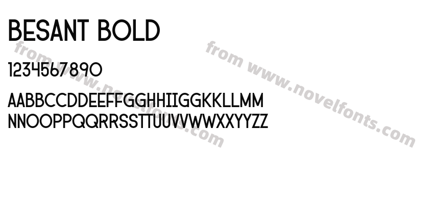 Besant BoldPreview