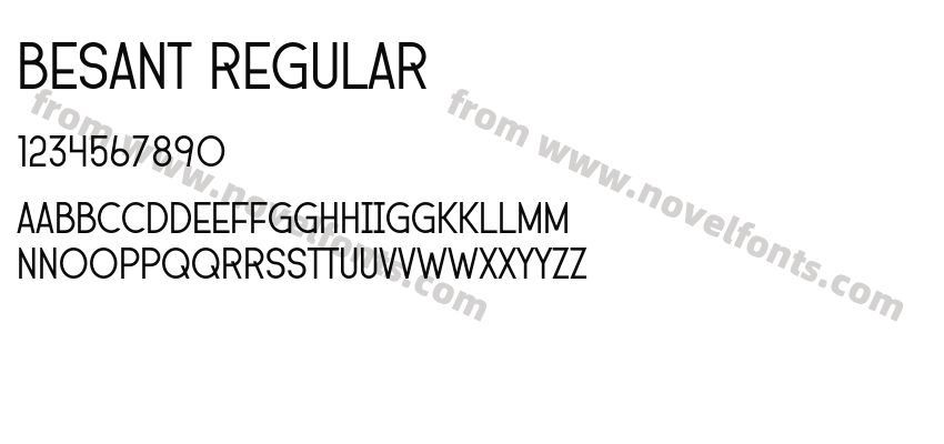 Besant RegularPreview