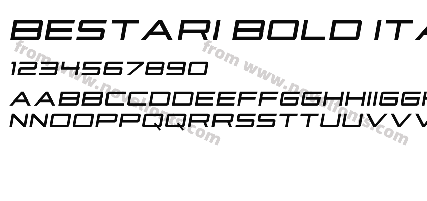 Bestari Bold ItalicPreview