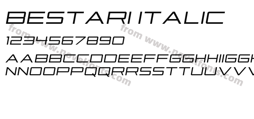 Bestari ItalicPreview