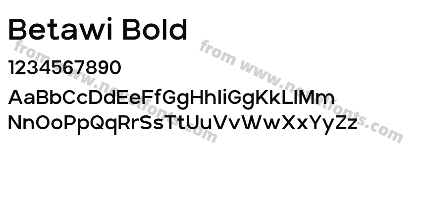 Betawi BoldPreview