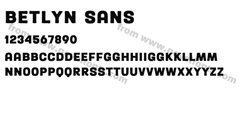 Betlyn SansPreview