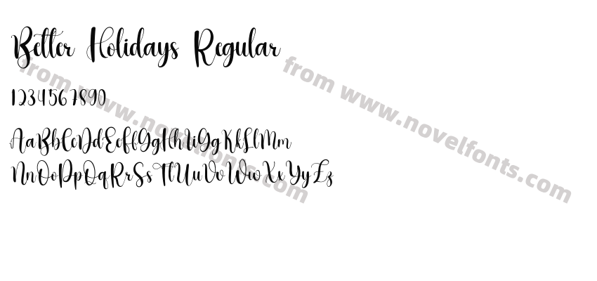 Better Holidays RegularPreview