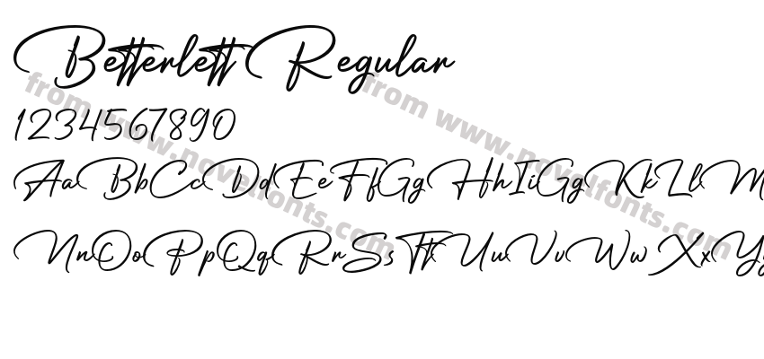 Betterlett RegularPreview