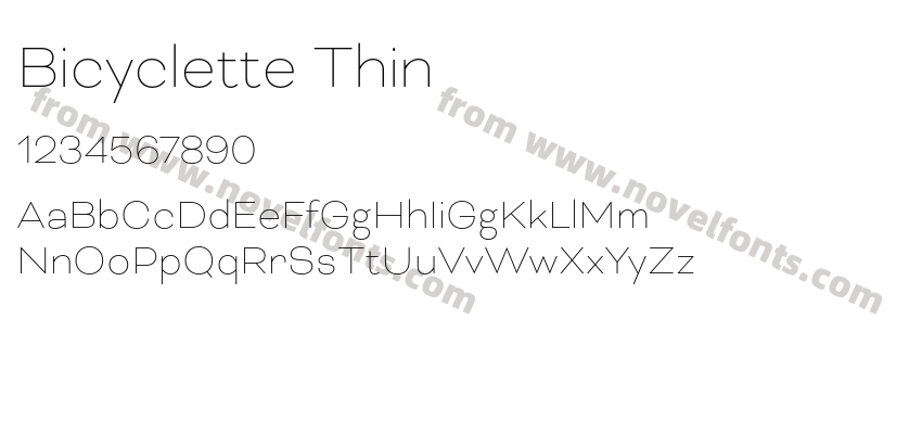Bicyclette ThinPreview