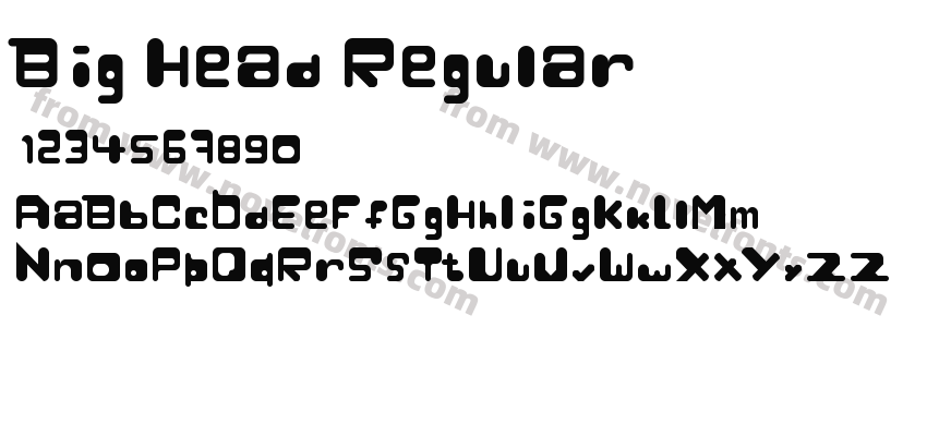 Big Head RegularPreview