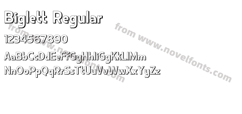 Biglett RegularPreview