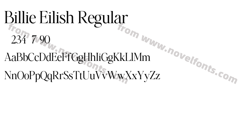 Billie Eilish RegularPreview