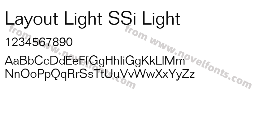 Layout Light SSi LightPreview