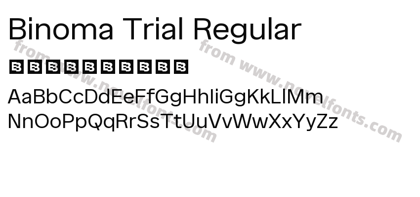 Binoma Trial RegularPreview