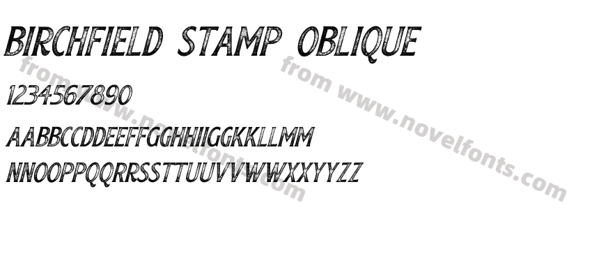 Birchfield Stamp ObliquePreview