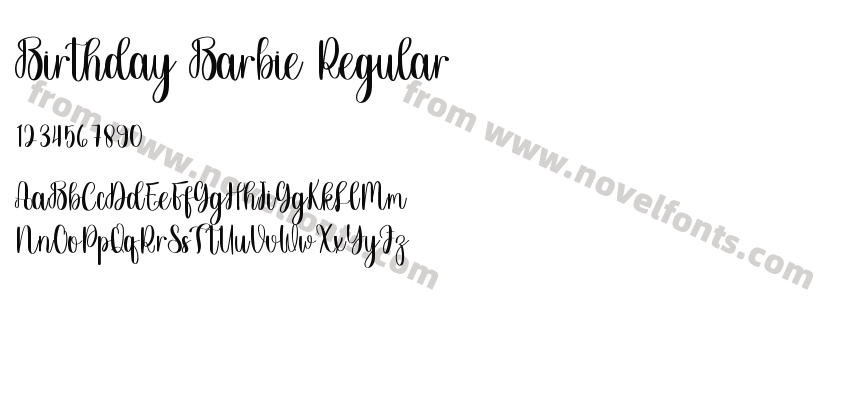 Birthday Barbie RegularPreview