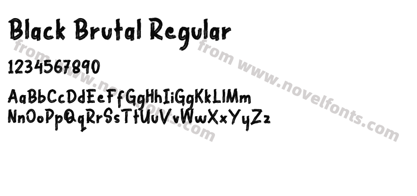 Black Brutal RegularPreview