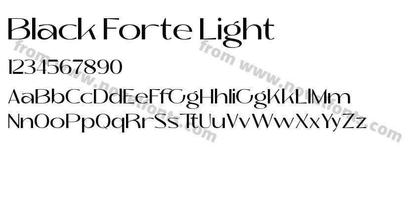 Black Forte LightPreview