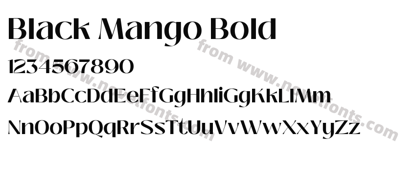 Black Mango BoldPreview