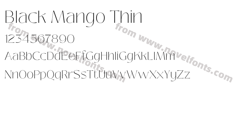 Black Mango ThinPreview