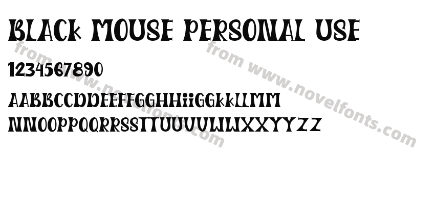 Black Mouse Personal UsePreview