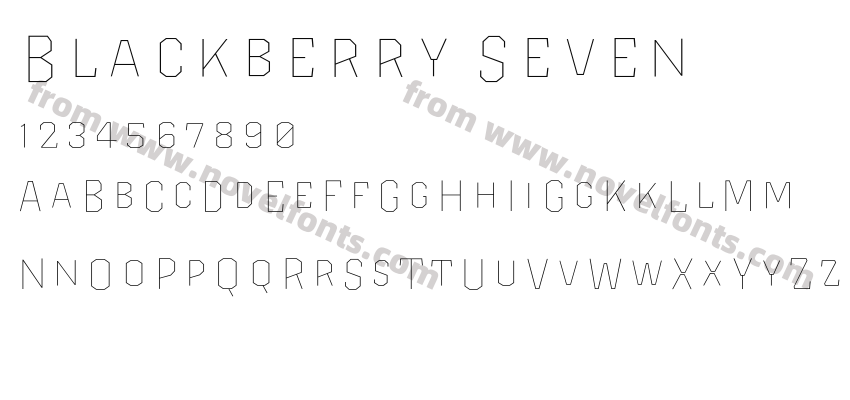 Blackberry SevenPreview