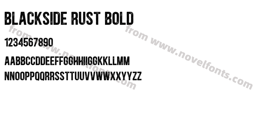 Blackside Rust BoldPreview