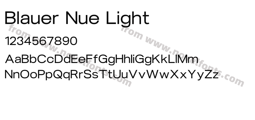 Blauer Nue LightPreview
