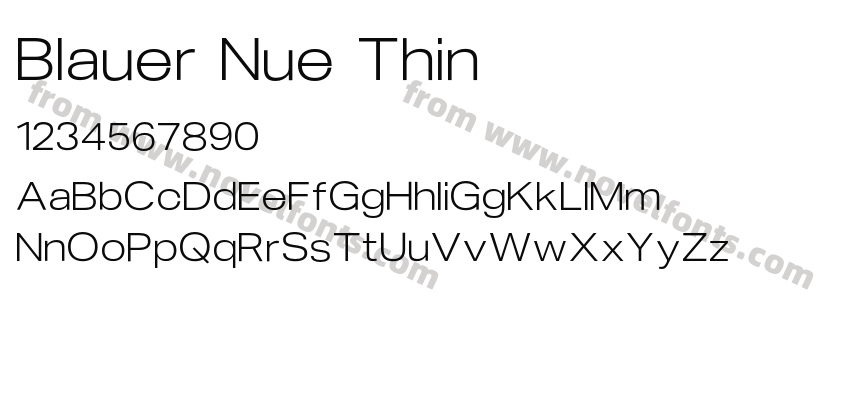 Blauer Nue ThinPreview