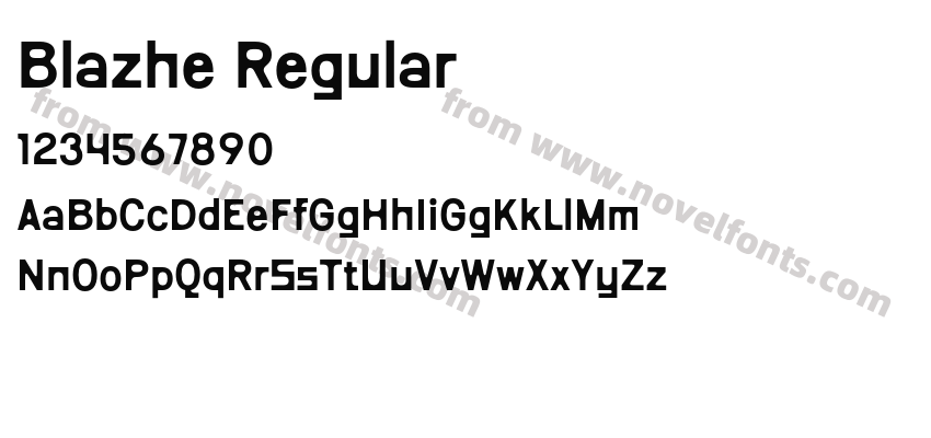 Blazhe RegularPreview