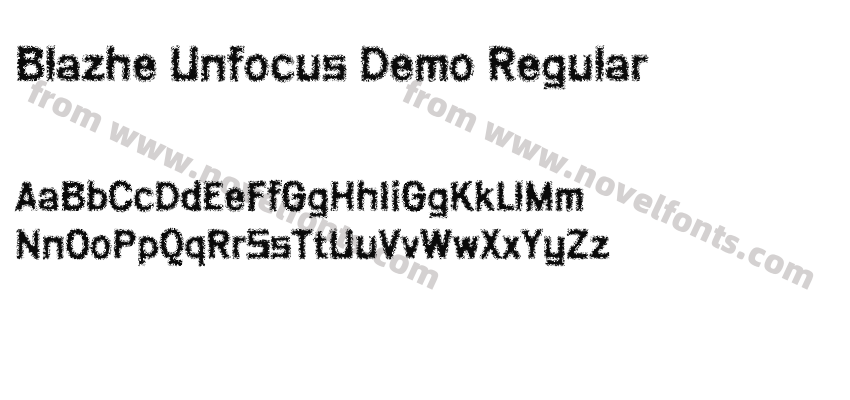Blazhe Unfocus Demo RegularPreview