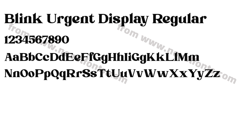 Blink Urgent Display RegularPreview