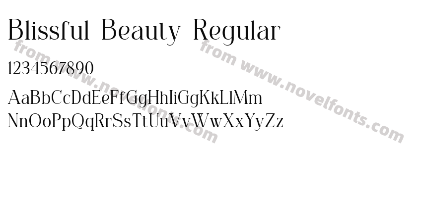 Blissful Beauty RegularPreview
