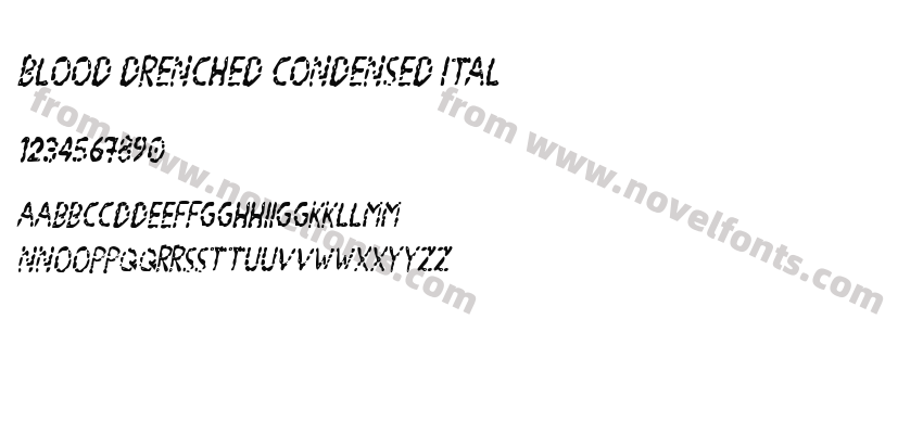 Blood Drenched Condensed ItalPreview