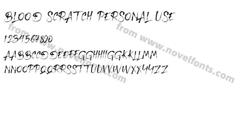 Blood Scratch Personal UsePreview