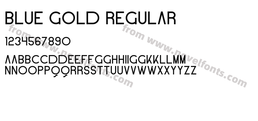 Blue Gold RegularPreview