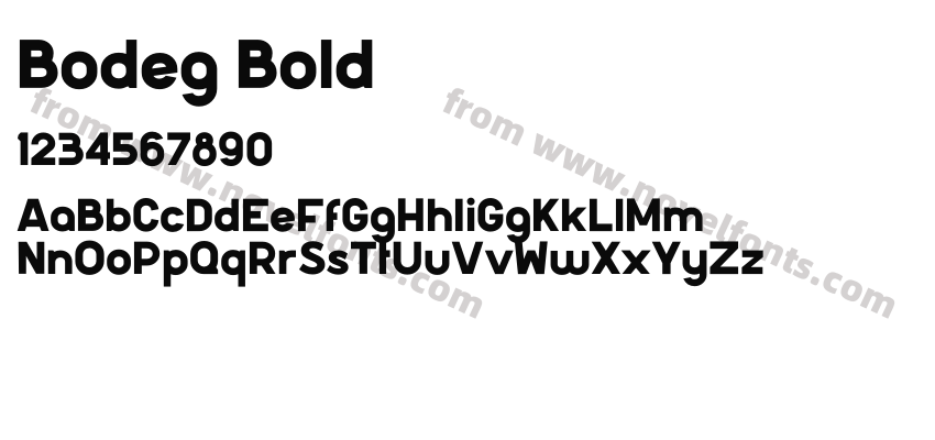 Bodeg BoldPreview
