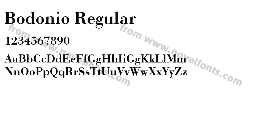 Bodonio RegularPreview
