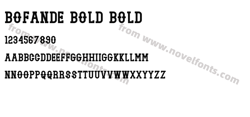 Bofande Bold BoldPreview