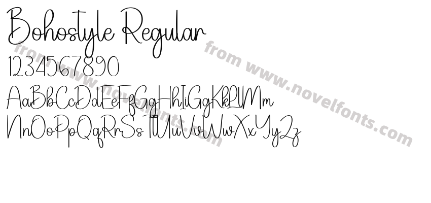 Bohostyle RegularPreview