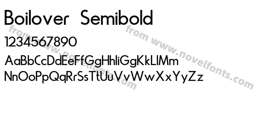 Boilover SemiboldPreview
