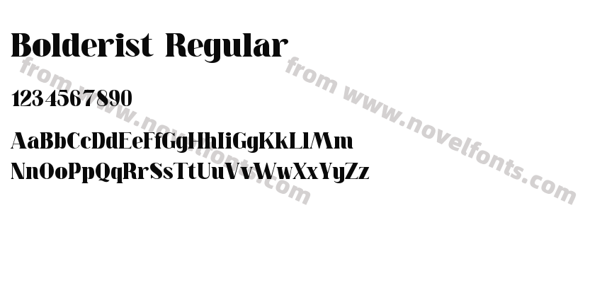 Bolderist RegularPreview