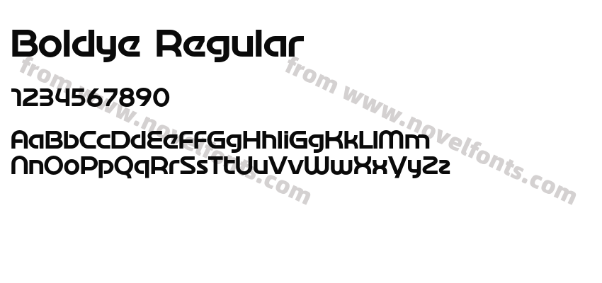 Boldye RegularPreview