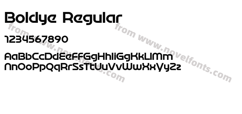 Boldye RegularPreview