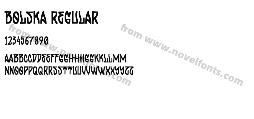 Bolska RegularPreview