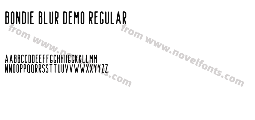 Bondie Blur Demo RegularPreview
