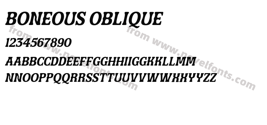 Boneous ObliquePreview