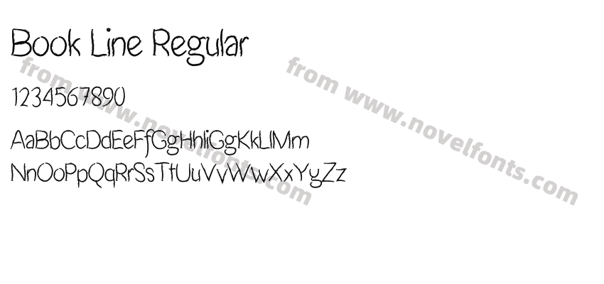 Book Line RegularPreview