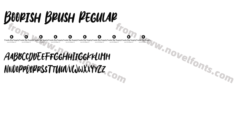 Boorish Brush RegularPreview